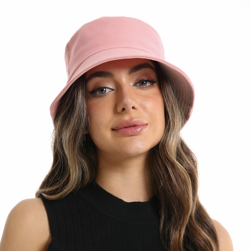 Wheebo Solid Color Bucket Hat for Women Summer Beach Fishmen Hat for Lady Adult Unisex Cotton Cap…… - Image 2